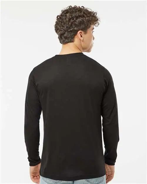 Tultex 242 Poly-rich Long Sleeve T-shirt - Black