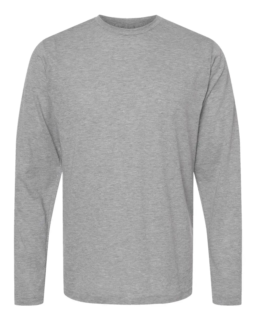 Tultex 242 Poly-rich Long Sleeve T-shirt - Heather Grey