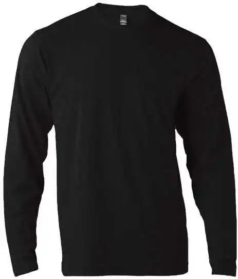 Tultex 242 Unisex Poly-rich Long Sleeve T-shirt - Black