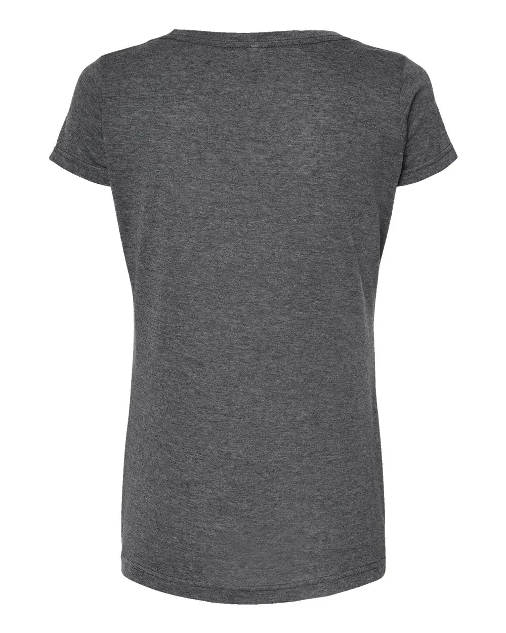 Tultex 243m Women’s Poly-rich Scoop Neck T-shirt - 243 - Heather Charcoal