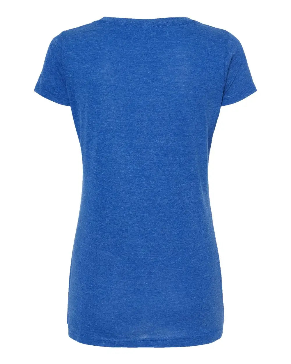 Tultex 243m Women’s Poly-rich Scoop Neck T-shirt - 243 - Heather Royal
