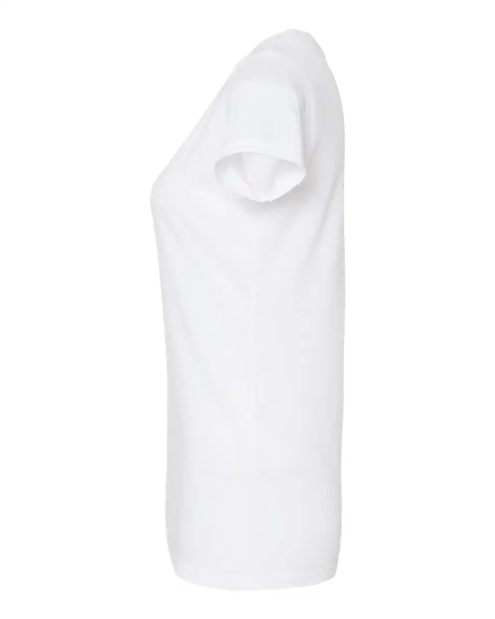 Tultex 243m Women’s Poly-rich Scoop Neck T-shirt - 243 - White