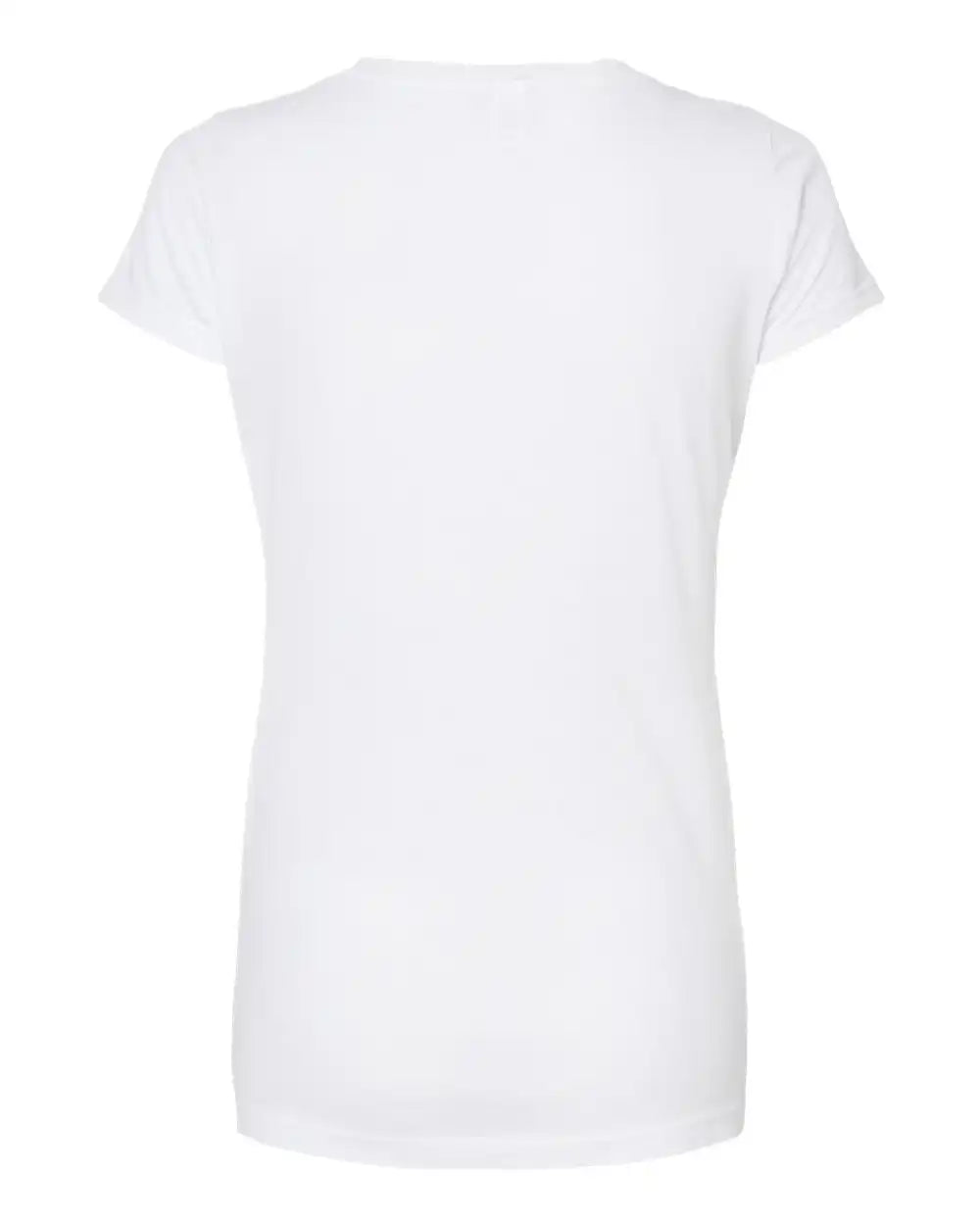 Tultex 243m Women’s Poly-rich Scoop Neck T-shirt - 243 - White - Xs