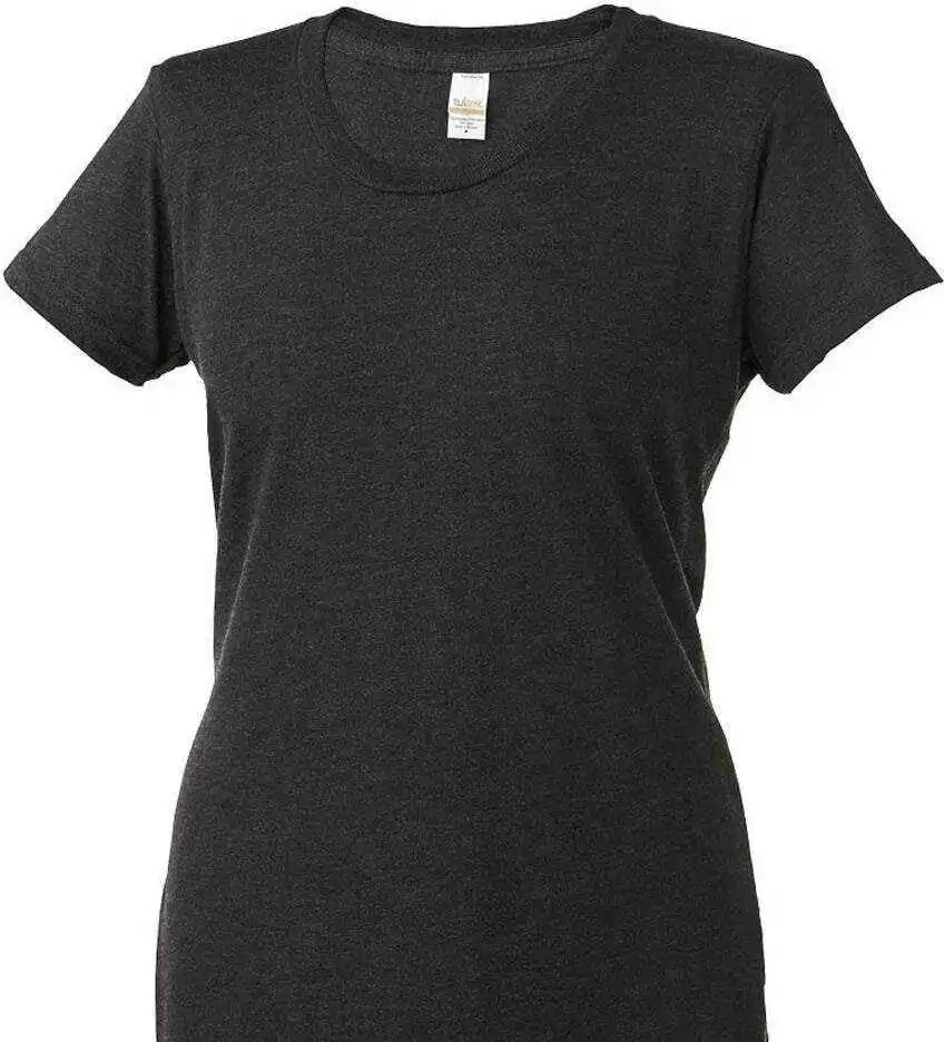 Tultex 253 Women’s Slim Fit Tri Blend t Shirt Graphite