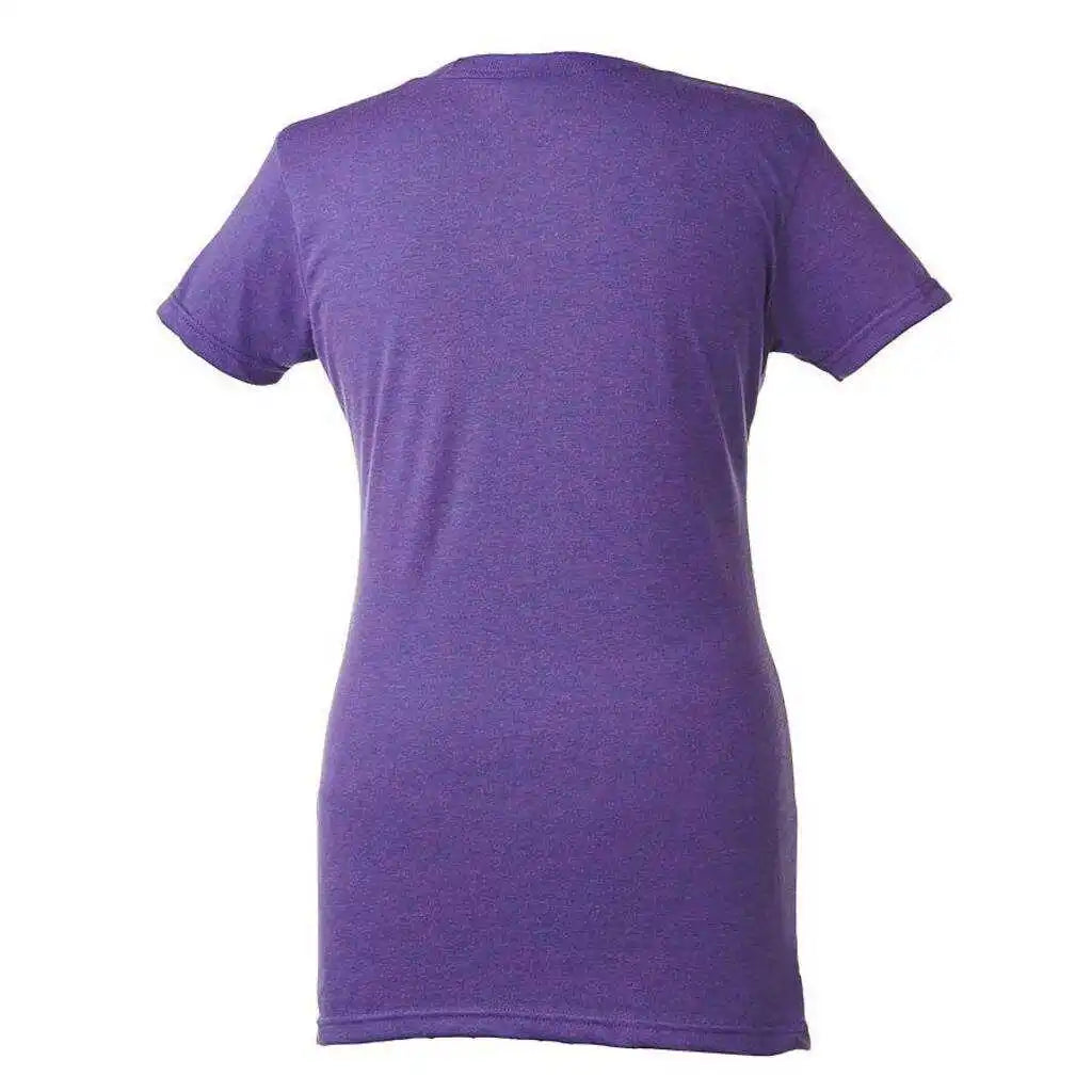 Tultex 253 Women’s Slim Fit Tri-blend T-shirt - Lilac Tri Blend