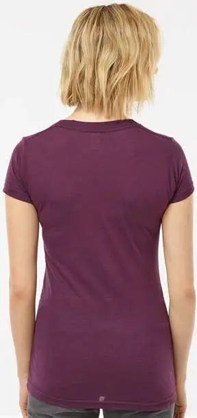 Tultex 253m Women’s Tri-blend T-shirt - 253 - Berry Tri Blend