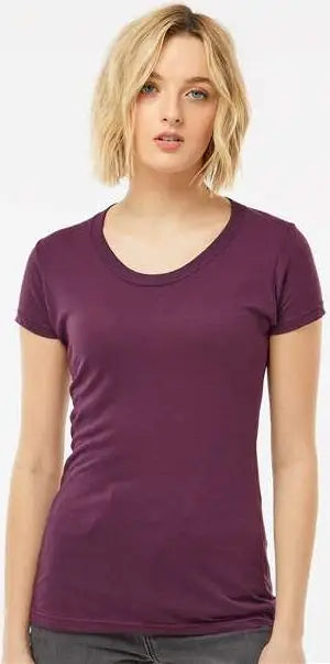 Tultex 253m Women’s Tri-blend T-shirt - 253 - Berry Tri Blend