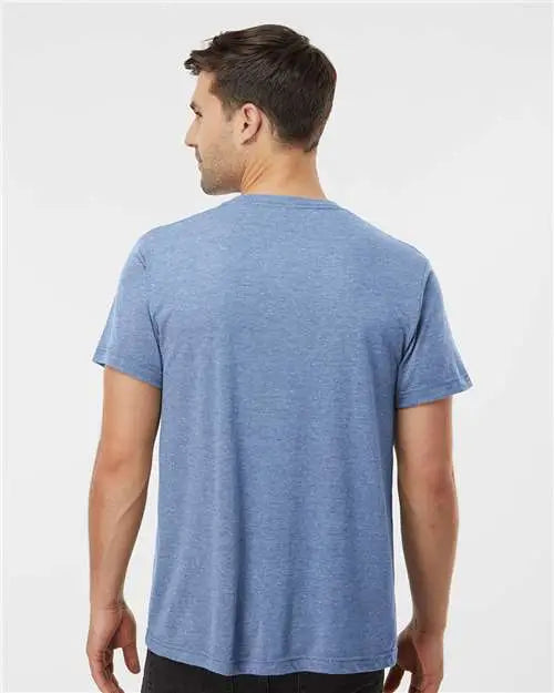 Tultex 254 Tri-blend T-shirt - Athletic Blue Tri Blend