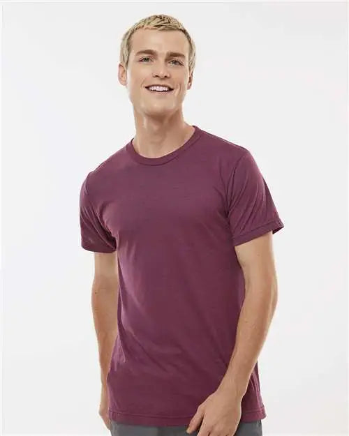 Tultex 254 Tri-blend T-shirt - Berry Tri Blend
