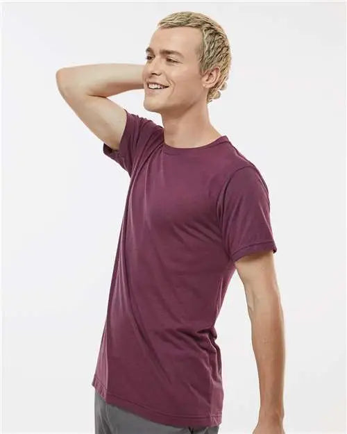 Tultex 254 Tri-blend T-shirt - Berry Tri Blend