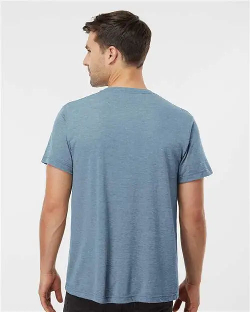 Tultex 254 Tri-blend T-shirt - Denim Tri Blend