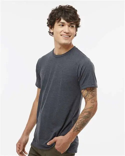 Tultex 254 Tri-blend T-shirt - Graphite Tri Blend