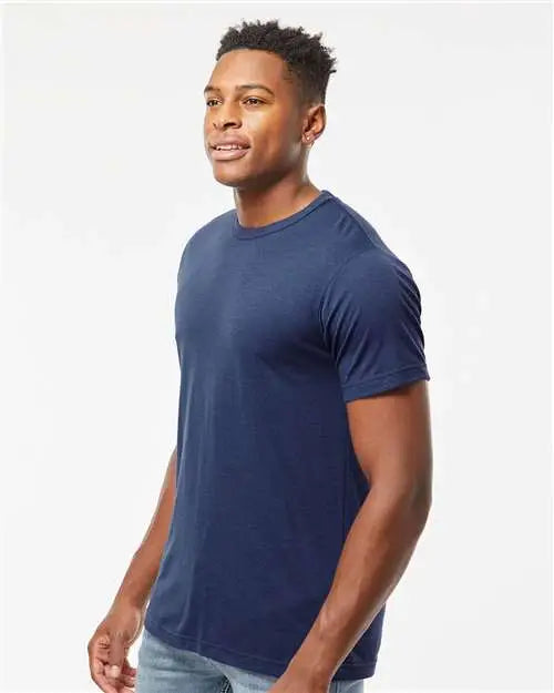 Tultex 254 Tri-blend T-shirt - Midnight Tri Blend