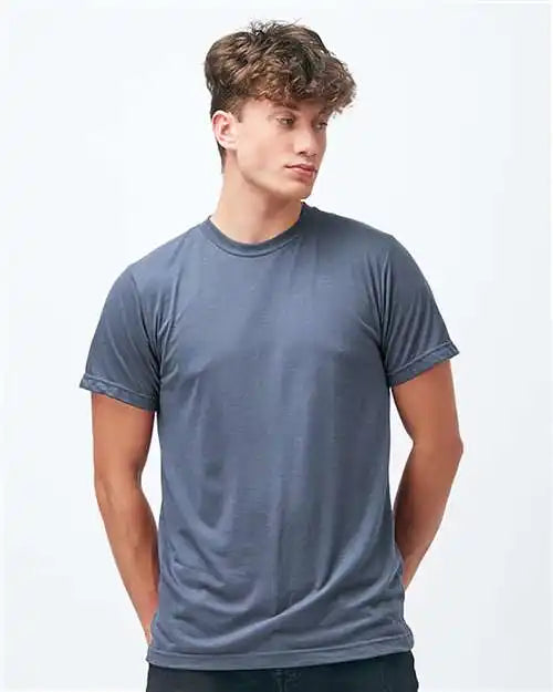 Tultex 254 Unisex Tri-blend T-shirt - Athletic Blue Tri Blend