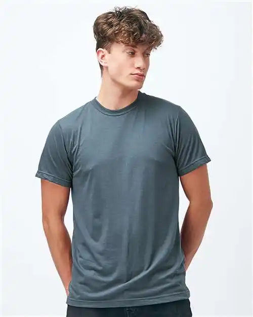 Tultex 254 Unisex Tri Blend t Shirt Denim