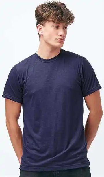 Tultex 254 Unisex Tri Blend t Shirt Midnight