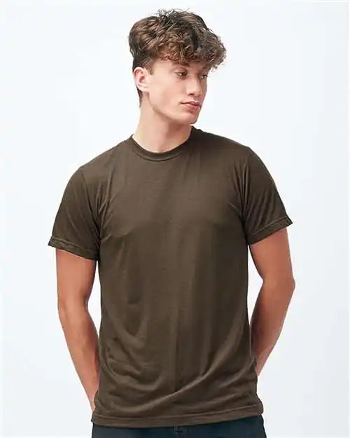 Tultex 254 Unisex Tri-blend T-shirt - Mocha Tri Blend