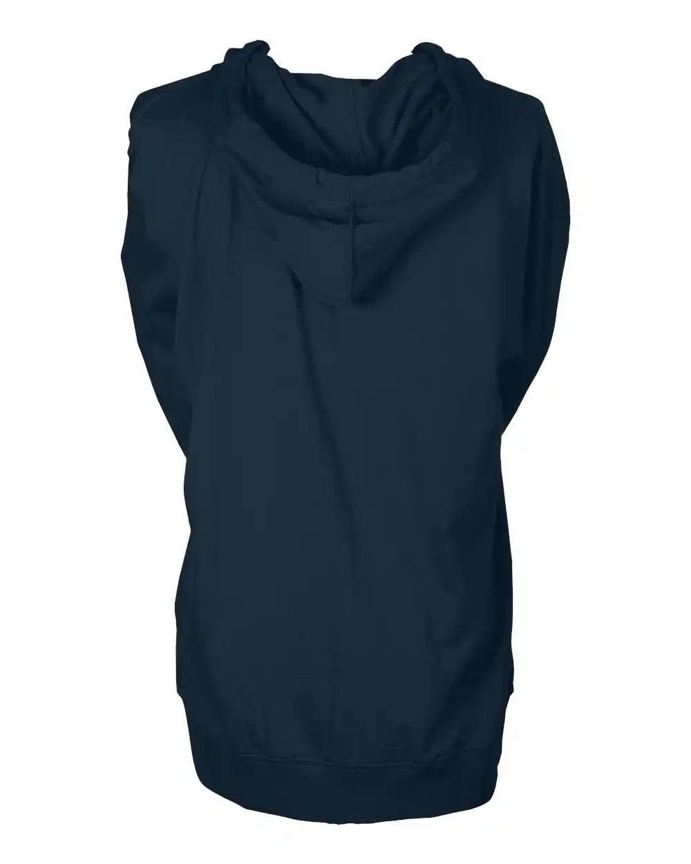 Tultex 260 Beach Full-zip Hooded Long Sleeve T-shirt - Navy - Xs