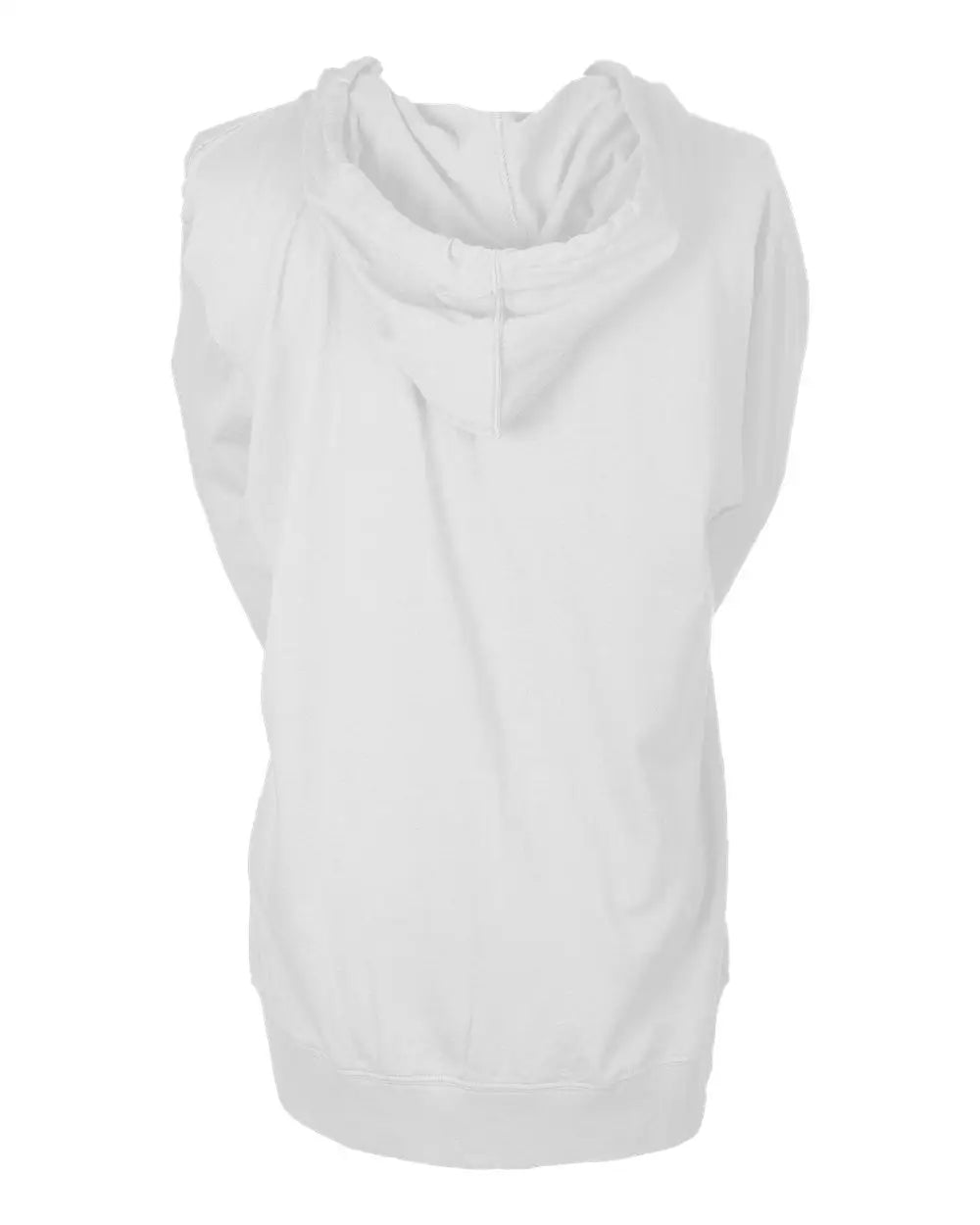 Tultex 260 Beach Full-zip Hooded Long Sleeve T-shirt - White - Xs