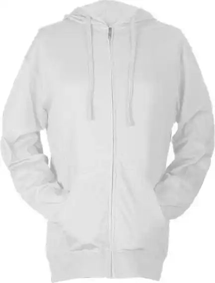 Tultex 260 Unisex Beach Hooded Sweatshirt - White