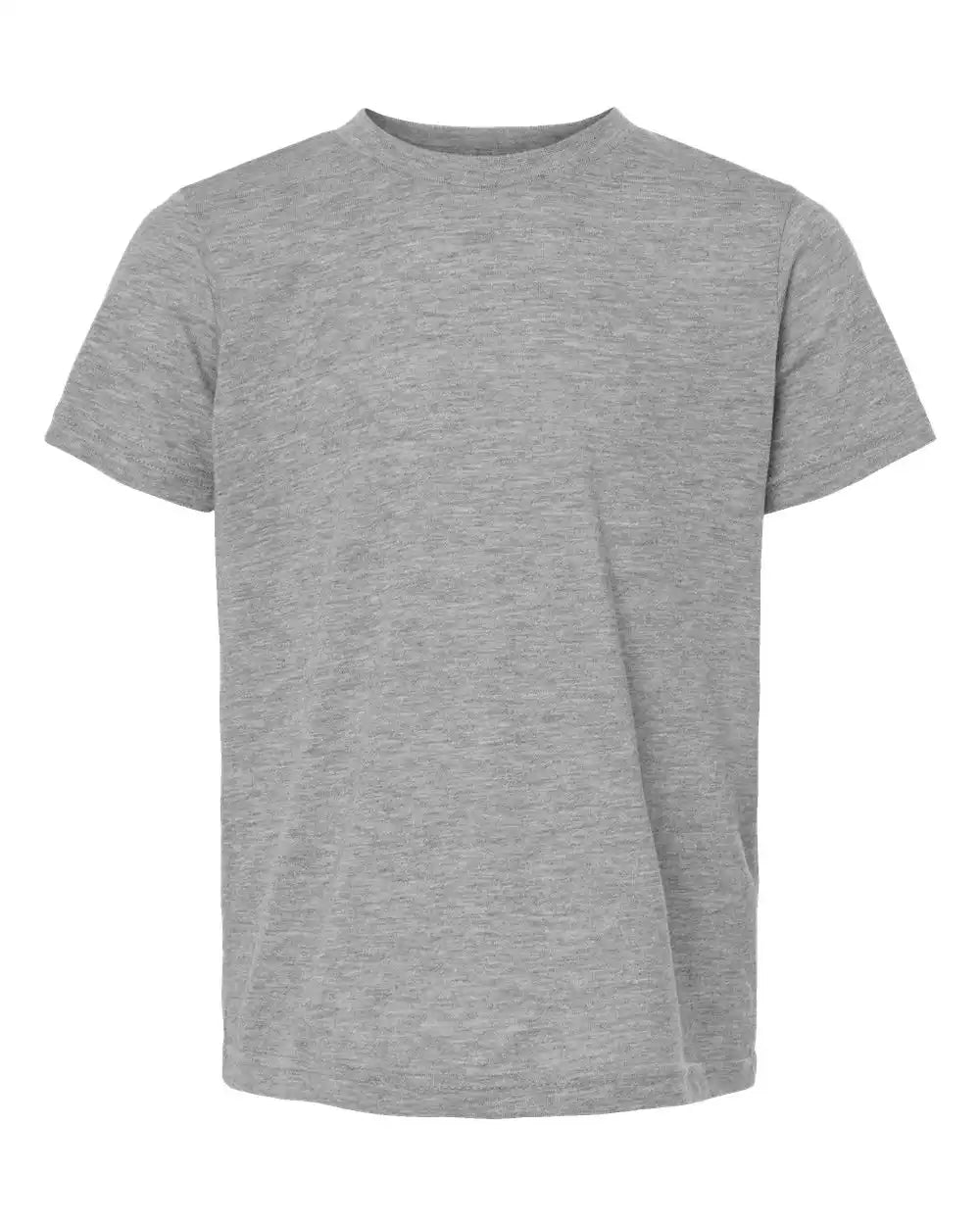 Tultex 265 Youth Poly-rich T-shirt - Heather Grey - Xs