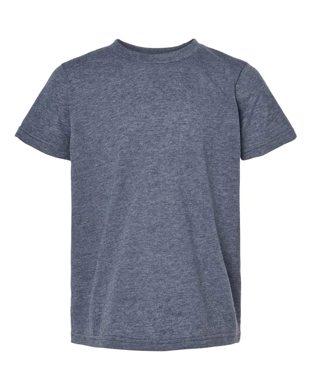 Tultex 265 Youth Poly-rich T-shirt - Heather Navy