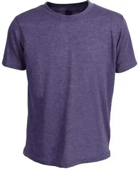 Tultex 265 Youth Poly Rich t Shirt Heather Purple