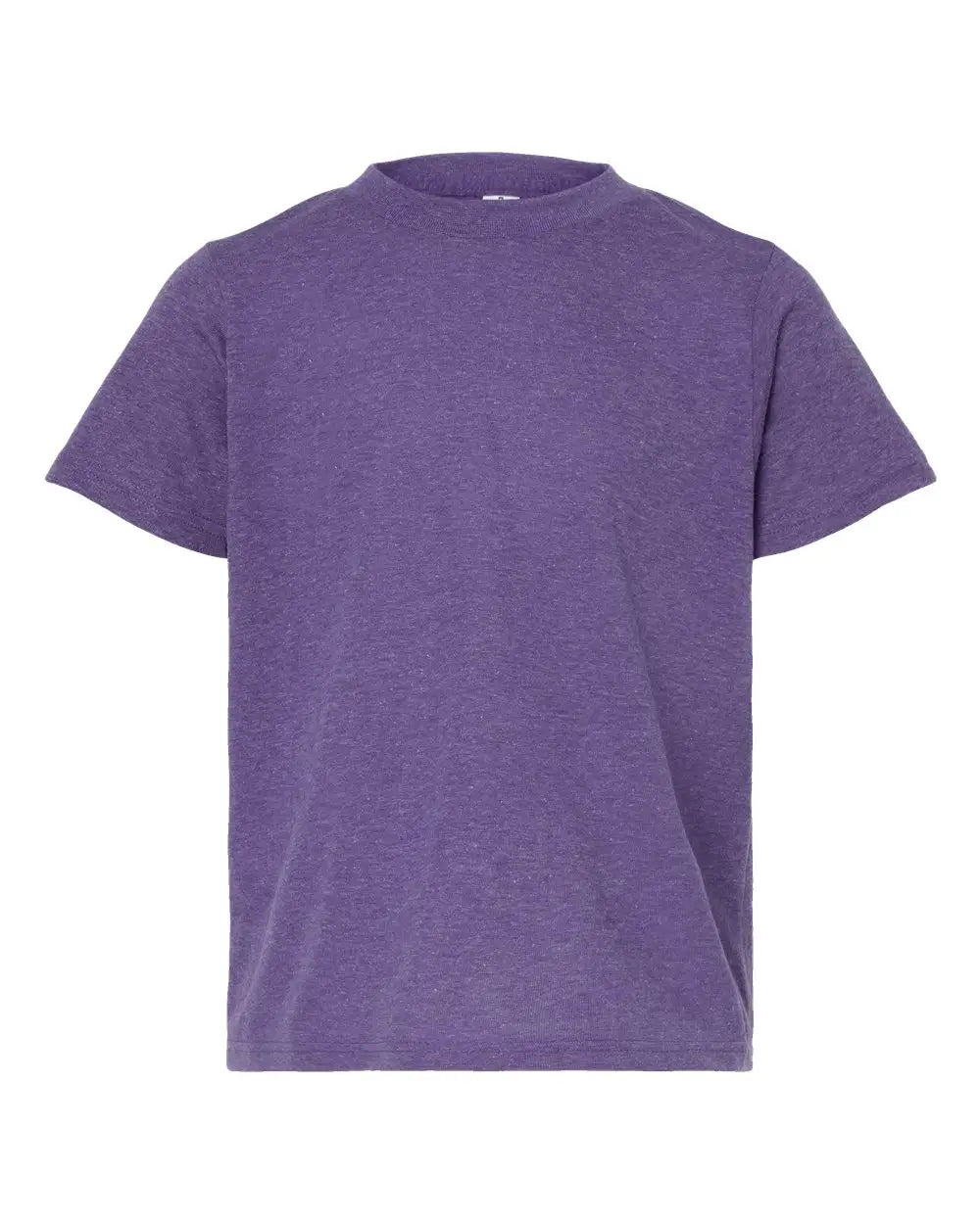 Tultex 265 Youth Poly-rich T-shirt - Heather Purple - Xs