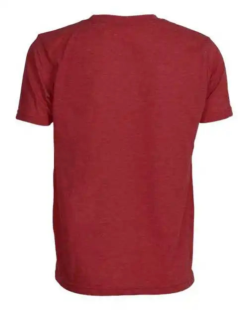 Tultex 265 Youth Poly Rich t Shirt Heather Red