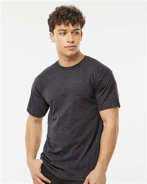 Tultex 290m Heavyweight Jersey T-shirt - 290 - Heather Graphite