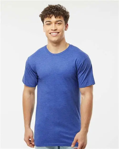 Tultex 290m Heavyweight Jersey T-shirt - 290 - Heather Royal