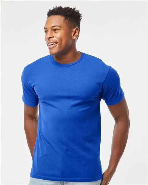 Tultex 290m Heavyweight Jersey T-shirt - 290 - Royal (disc) - (disc) / Adult Xs