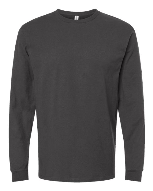 Tultex 291 Heavyweight Jersey Long Sleeve T-shirt - Charcoal