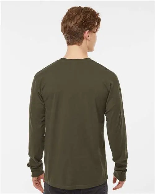 Tultex 291 Heavyweight Jersey Long Sleeve T-shirt - Grape Leaf
