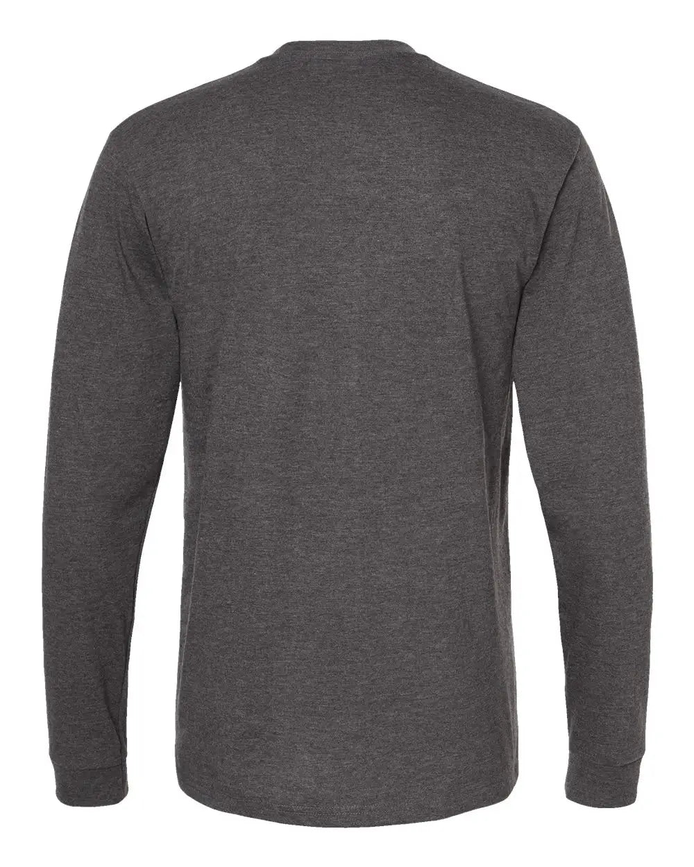 Tultex 291 Heavyweight Jersey Long Sleeve T-shirt - Heather Charcoal - Dark Gray / s