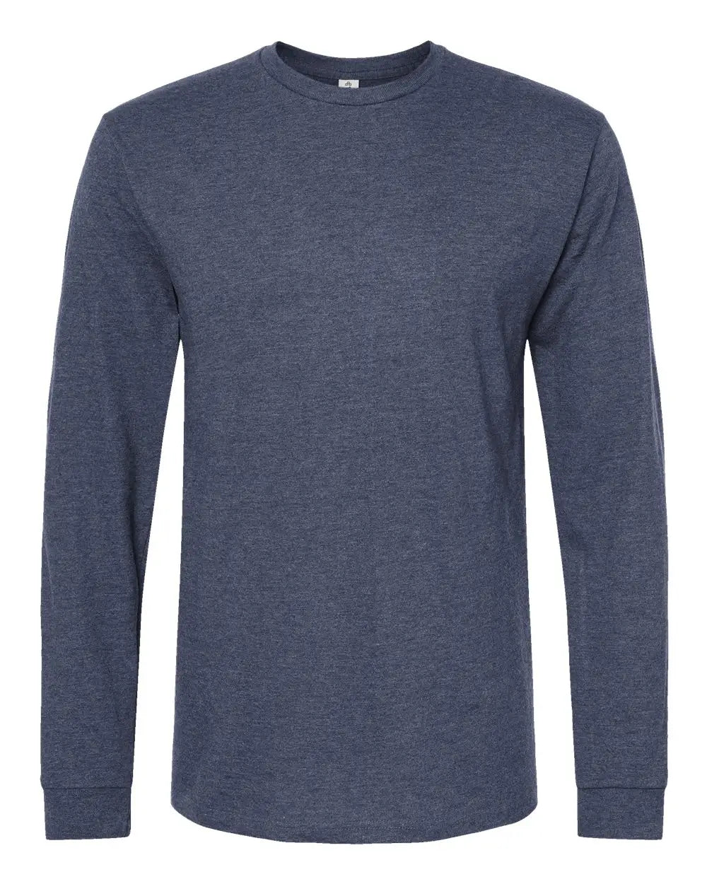 Tultex 291 Heavyweight Jersey Long Sleeve T-shirt - Heather Denim - Blue / s