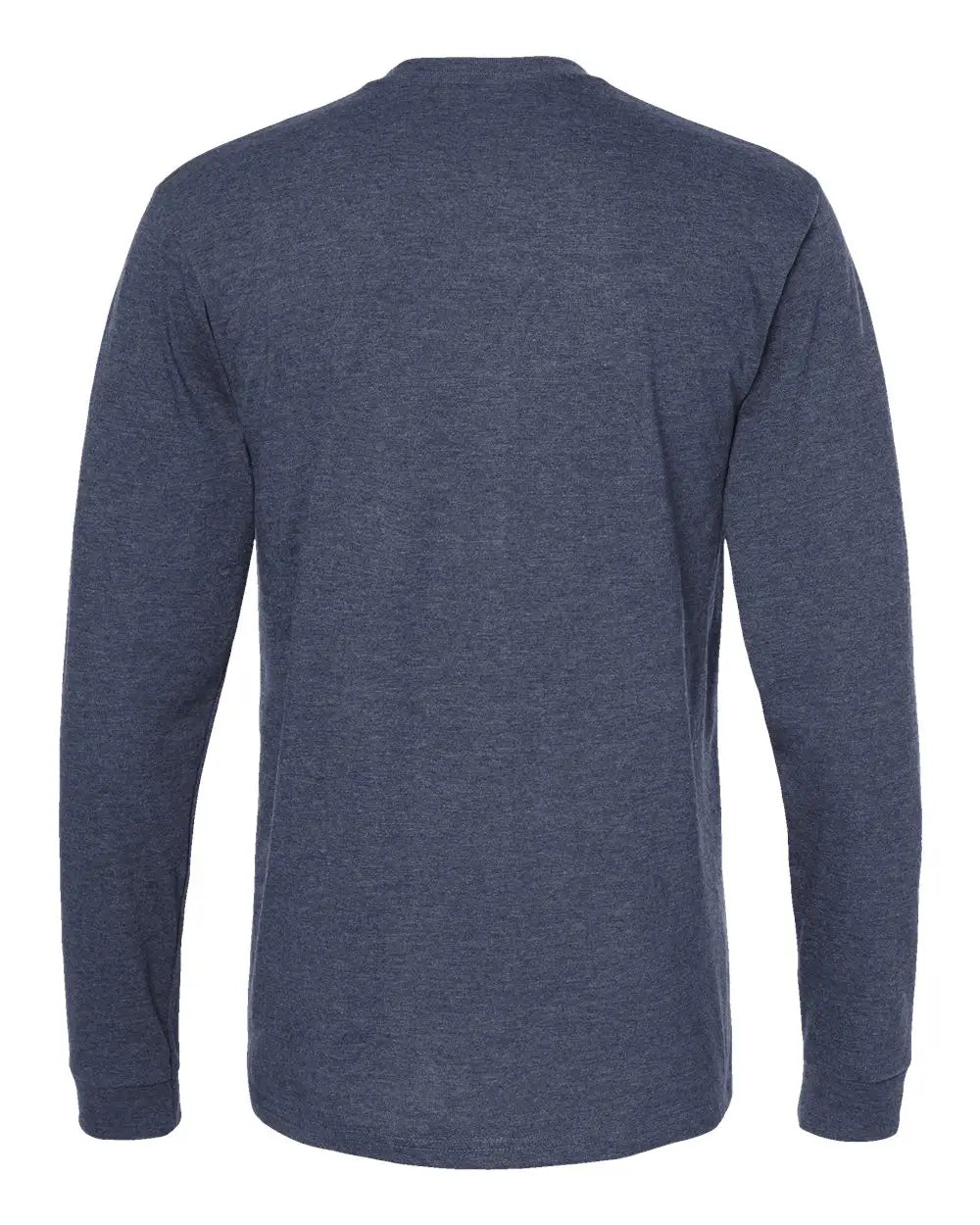 Tultex 291 Heavyweight Jersey Long Sleeve T-shirt - Heather Denim
