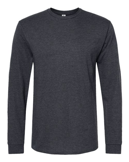 Tultex 291 Heavyweight Jersey Long Sleeve T-shirt - Heather Graphite