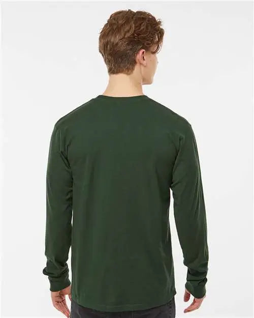 Tultex 291 Heavyweight Jersey Long Sleeve T-shirt - Hunter Green