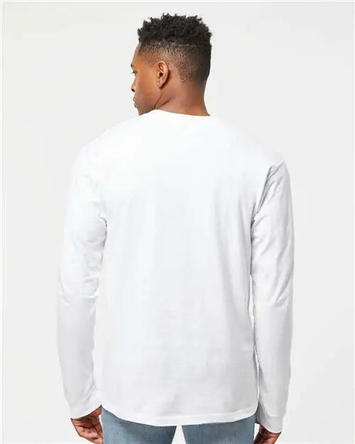 Tultex 291 Heavyweight Jersey Long Sleeve T-shirt - White