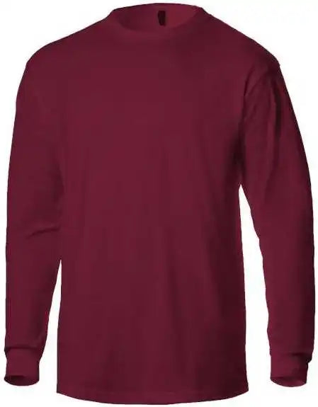 Tultex 291 Unisex Jersey Long Sleeve t Shirt Burgundy