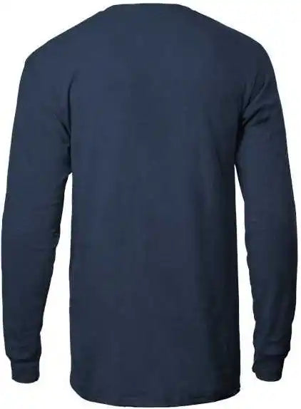 Tultex 291 Unisex Jersey Long Sleeve t Shirt Heather Denim