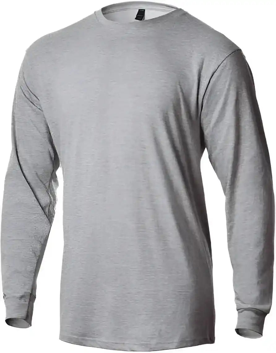 Tultex 291 Unisex Jersey Long Sleeve T-shirt - Heather Grey