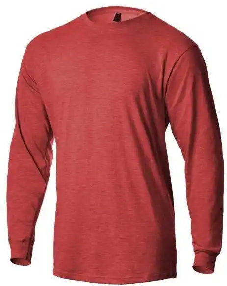 Tultex 291 Unisex Jersey Long Sleeve t Shirt Heather Red
