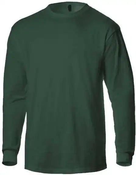 Tultex 291 Unisex Jersey Long Sleeve t Shirt Hunter Green