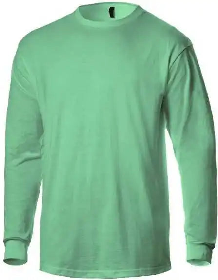 Tultex 291 Unisex Jersey Long Sleeve t Shirt Neo Mint