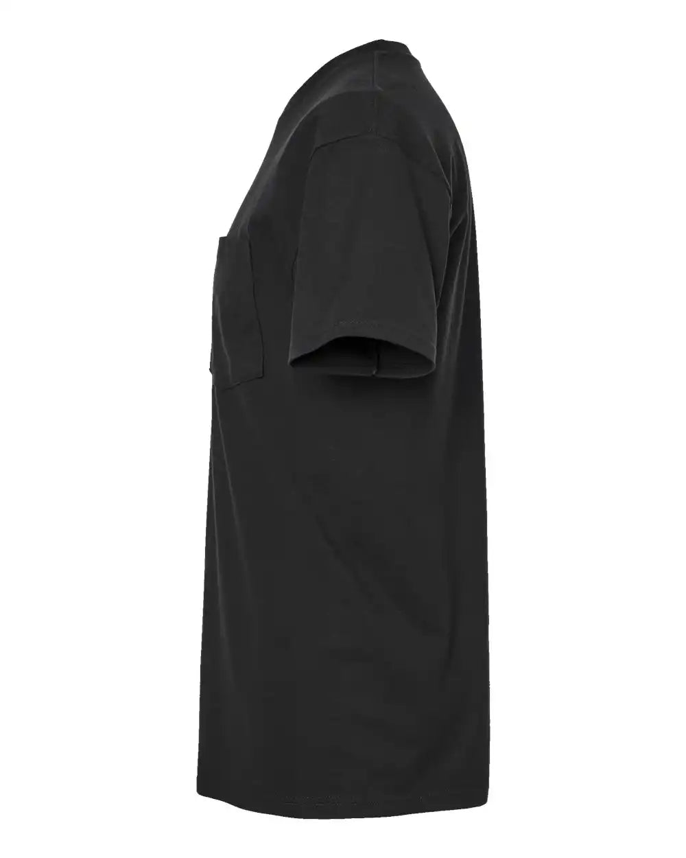 Tultex 293 Heavyweight Jersey Pocket T-shirt - Black