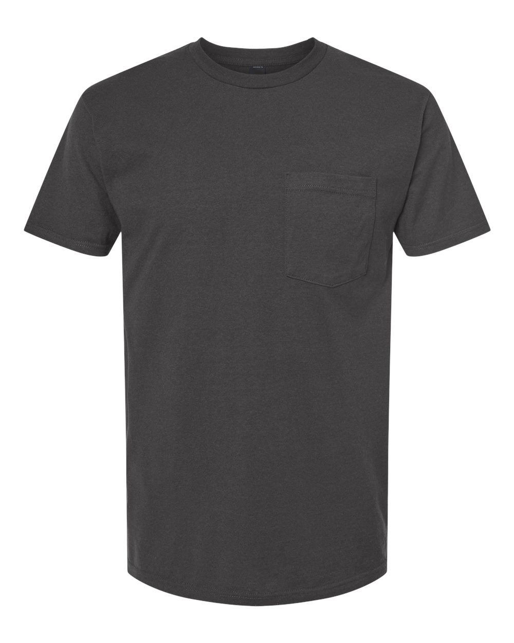 Tultex 293 Heavyweight Jersey Pocket T-shirt - Charcoal