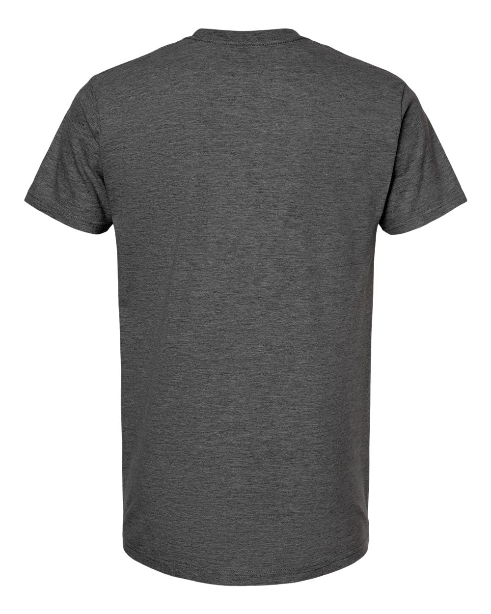 Tultex 293 Heavyweight Jersey Pocket T-shirt - Heather Charcoal
