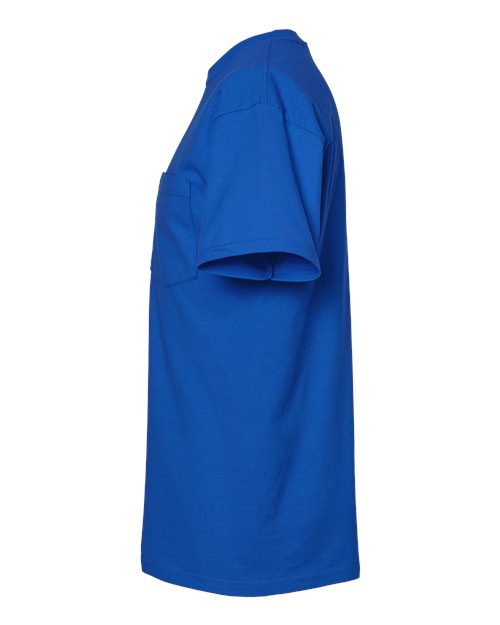 Tultex 293 Heavyweight Jersey Pocket T-shirt - Royal